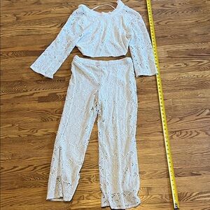 Mango Cream Lace 2-piece set